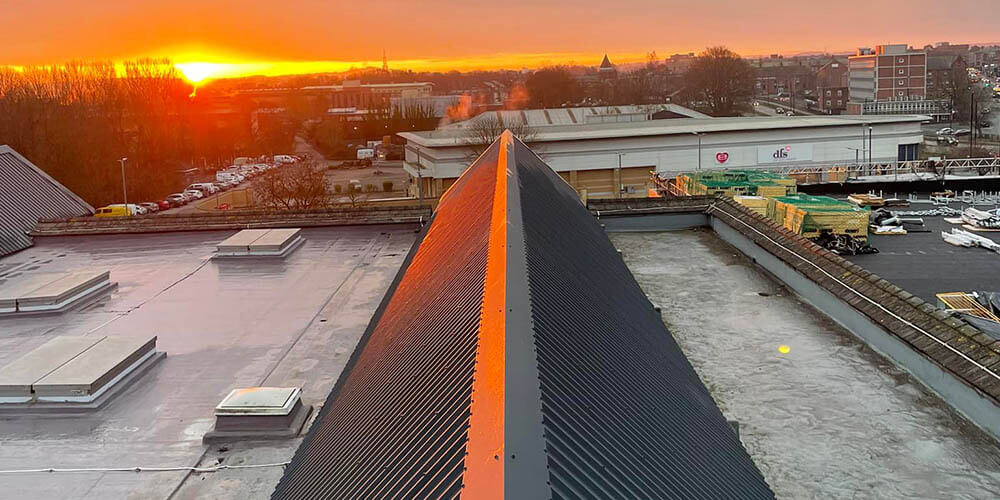 the sands centre roof carlisle