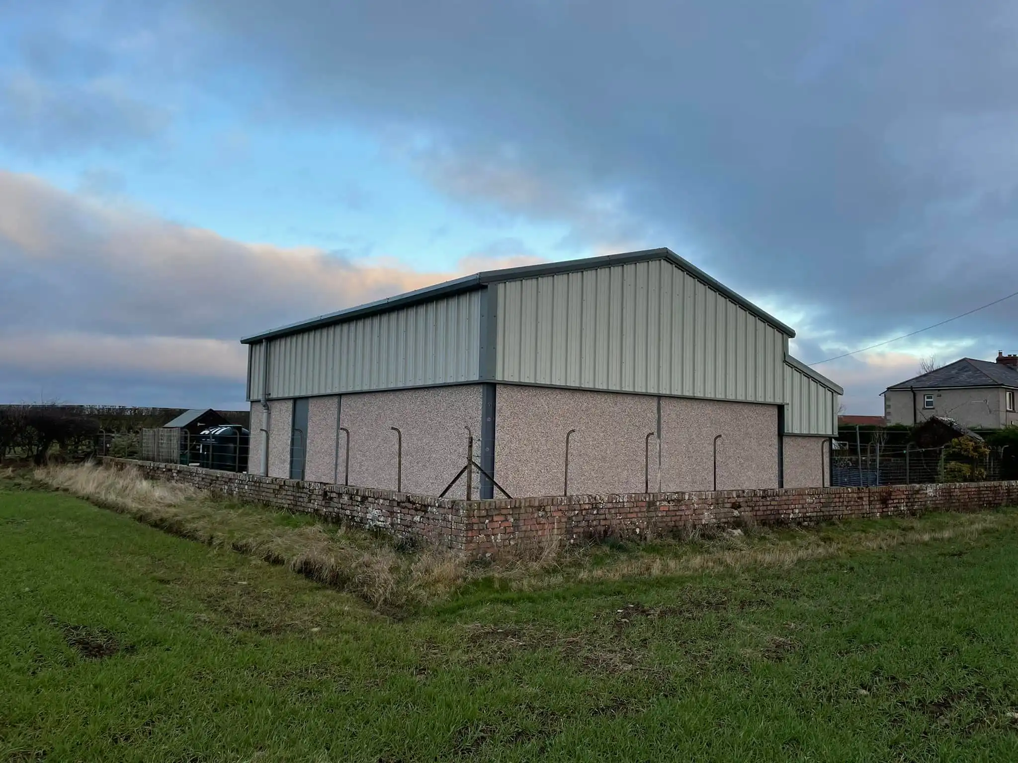 Front Cladding Tractor Steel Sheet Tractor Workshop - CK Steel & Cladding