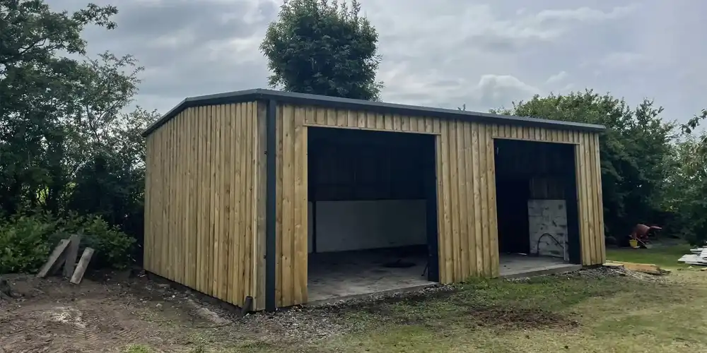 steel shed roof and wall refurb