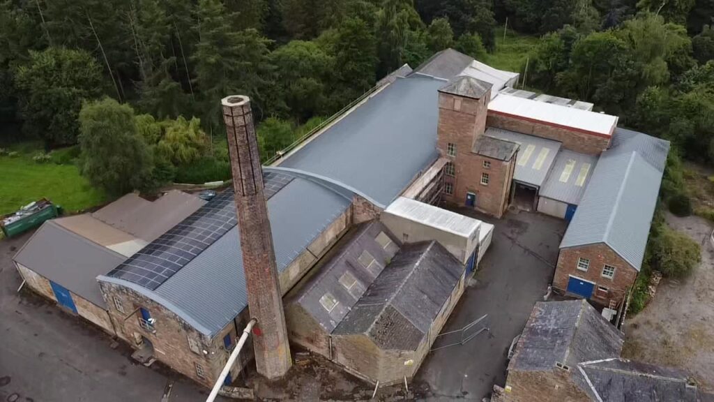 curved roof replaced by ck cladding & steel