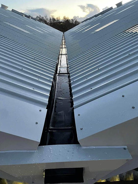 metal box steel sheet roof by ck steel & cladding